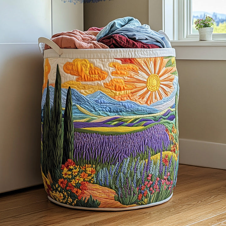 Bright Meadow | Handmade Laundry Basket