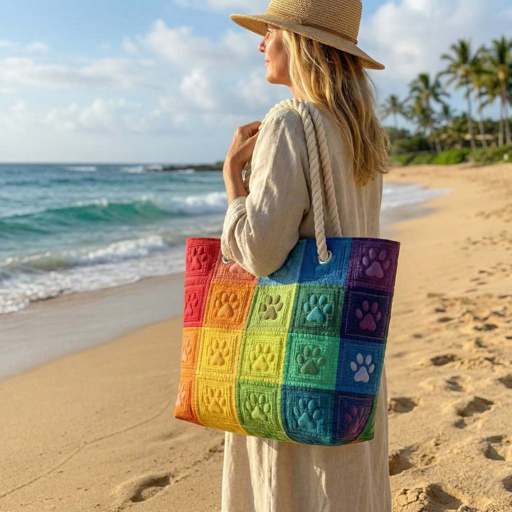 Handmade Beach Bag | Paw Patch